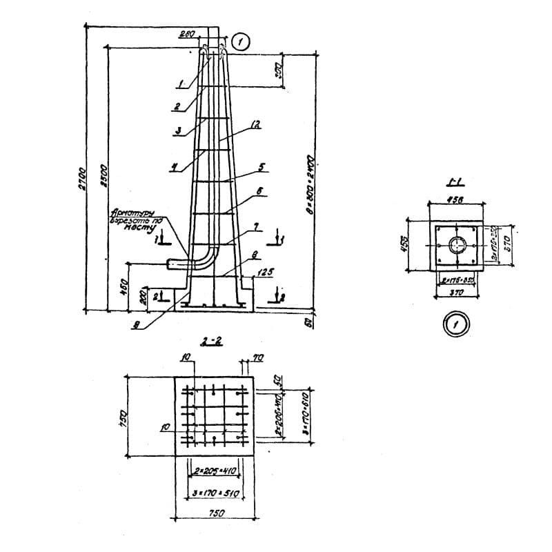 Колонка Д=100