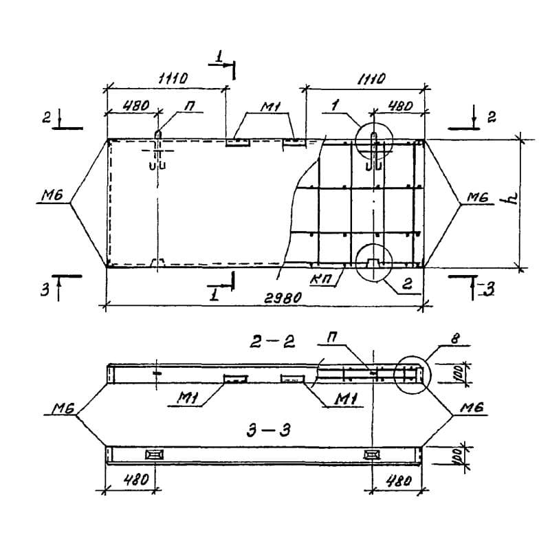 ПС 30-12-1-2,70 м