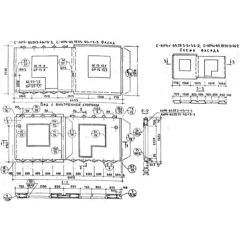 СНР 4-65-29-35-4бл+3-3