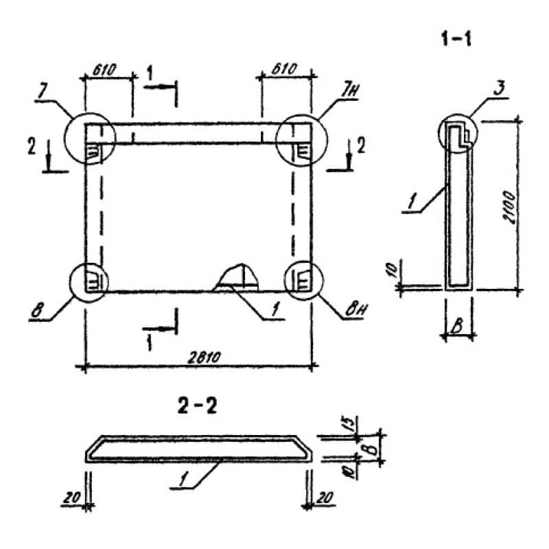 ПСЦ 28-21-3,5 п пв (1.090.1-3пв)