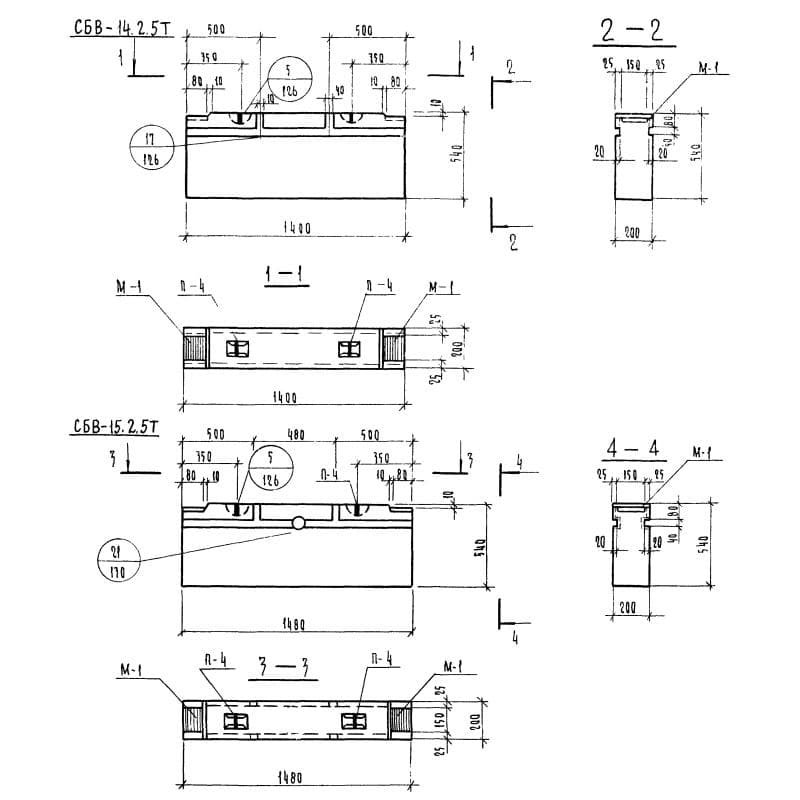 СБВ 15-2-5 т (1.134-1)
