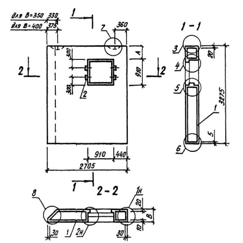 3ПССЛ 27-33-3,5 п (1.232.1-8)