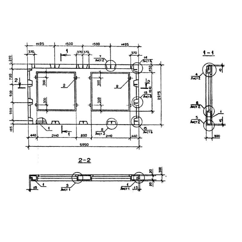 2ПСО 60-30-3-2 пс (1.090.1-2с)