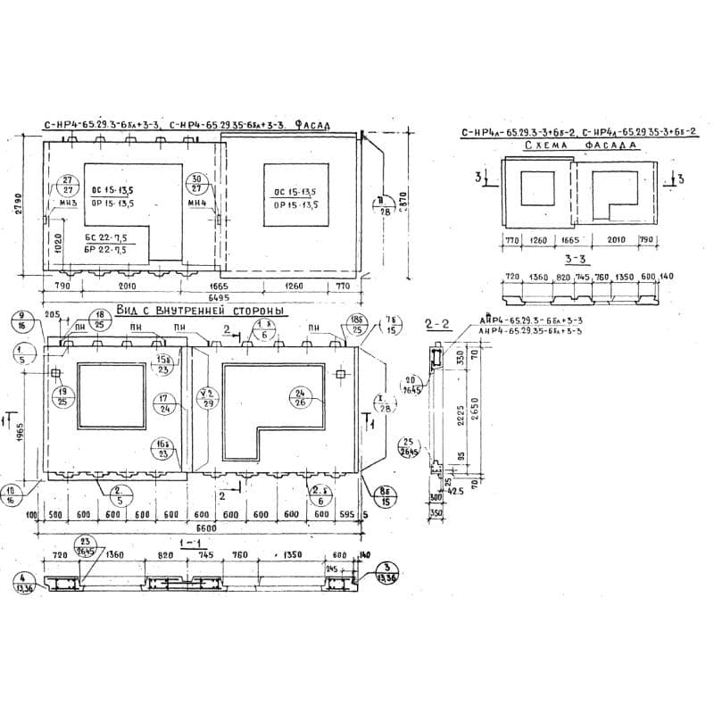 СНР 4-65-29-35-6бл+3-3