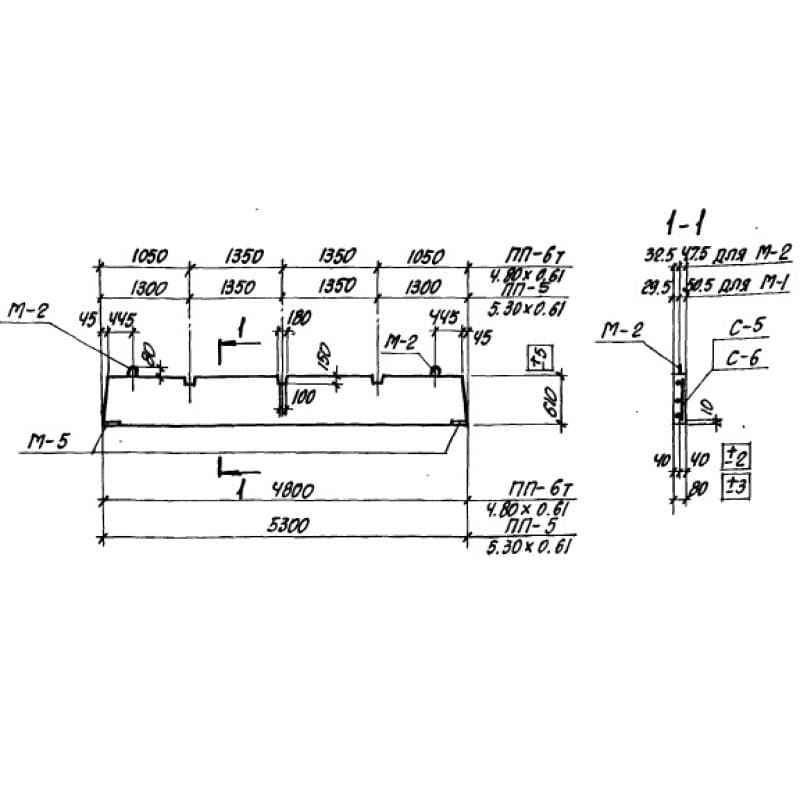 ППБ 6т-4,80-0,61 (1.431-14)